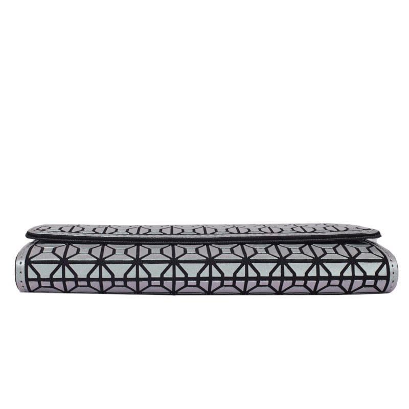 Geometric Rhombus Silicone Tri-fold Phone Wallet