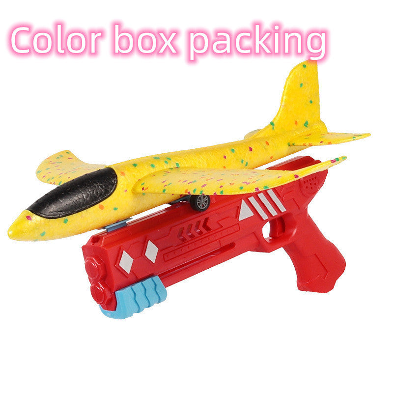 Ejection Foam Airplane Children's Toy Foam Gun E