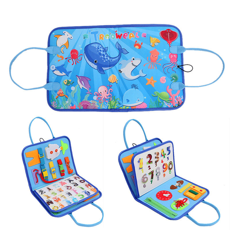Flip & Learn Felt Studio Sky Blue
