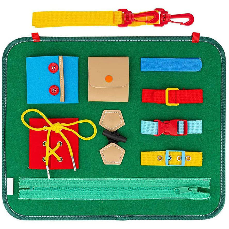 Baby learning dressing buckle zipper learning board 8 Style
