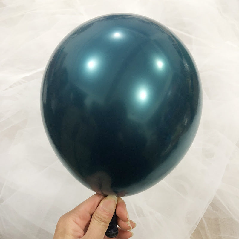373 Pcs Balloons Arch Double Layer Macaron Pastel Latex Balloon Garland Kit Dark Green Ballon Birthday Wedding Party Decorations