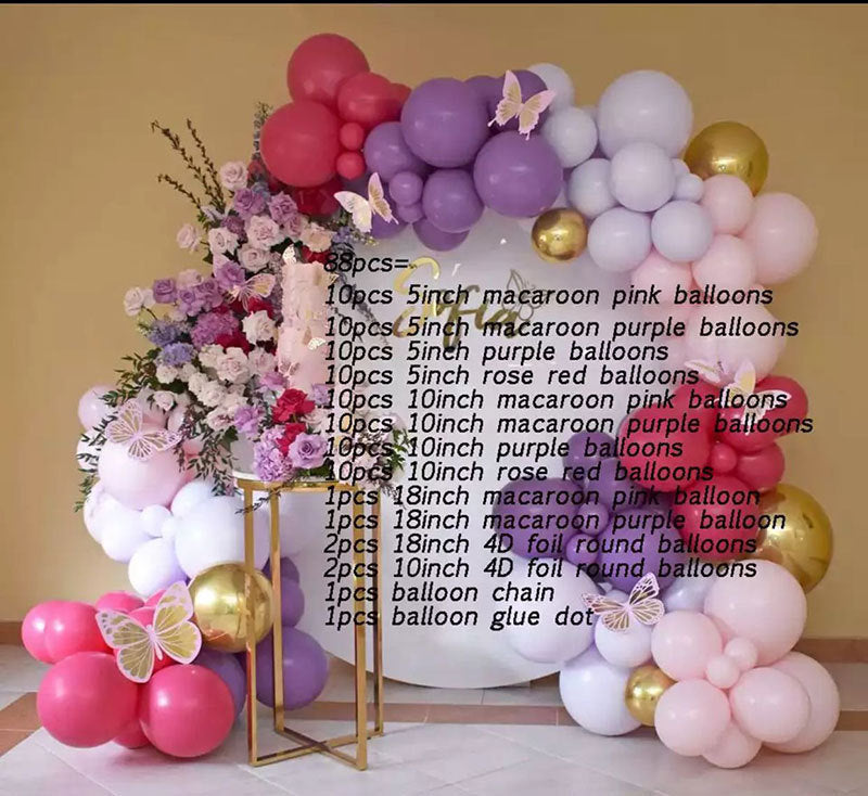 Balloon Arch Kit Garland Decoration Background Ornament