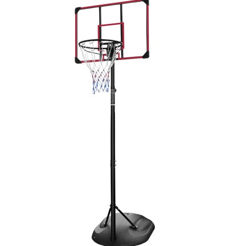 Portable Basketball Hoop System Stand Height Adjustable 7.5ft - 9.2ft With 32 Inch