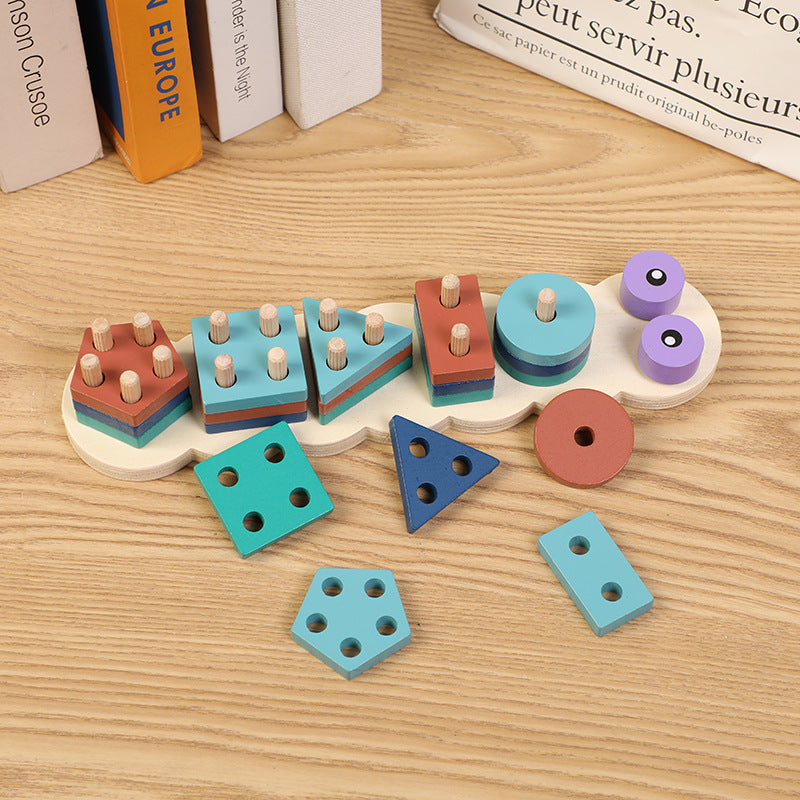 Montessori Rainbow Pillars