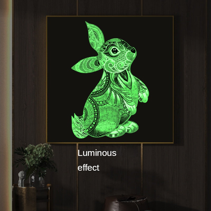 Alien Animal Shape Luminous Puzzle Toys Rabbit
