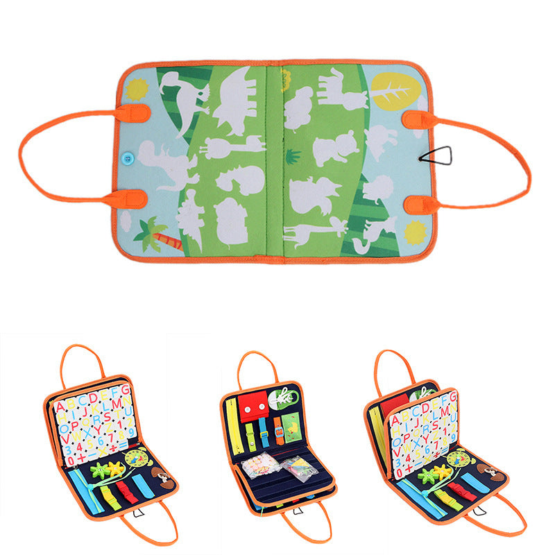 Flip & Learn Felt Studio Green Page Turning Model 1