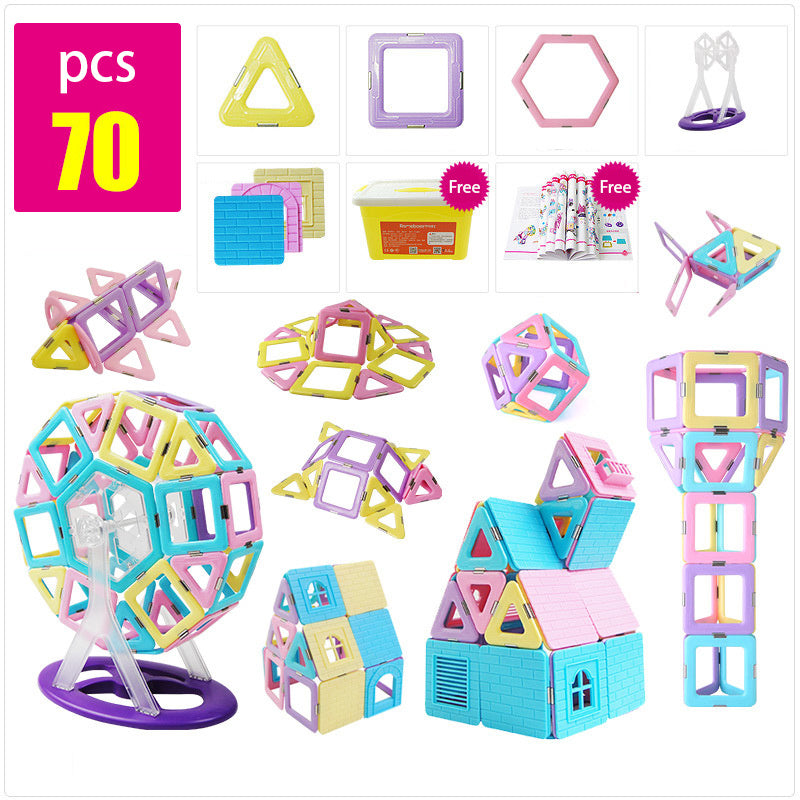 Magnetic Building Blocks Educational Toy Set A