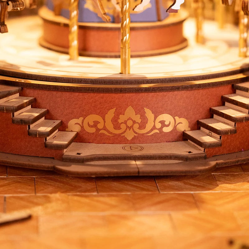 Rolife Classic Carousel 3D Wooden Puzzle