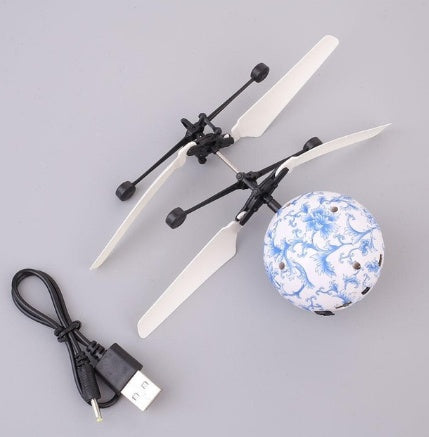 LED Magic Flying Ball White Blue