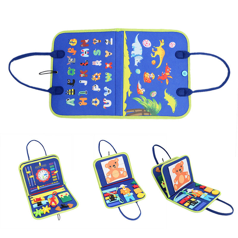 Flip & Learn Felt Studio Royal Blue