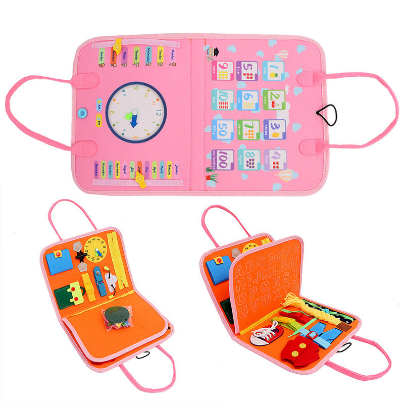 Flip & Learn Felt Studio Pink Flip Style 2