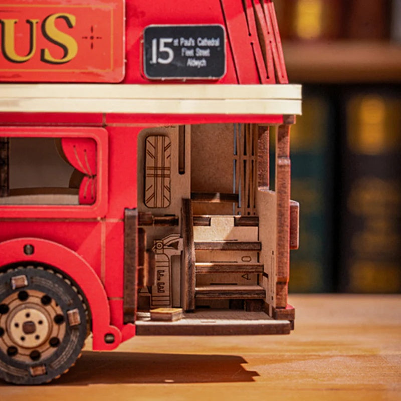 Rolife London Tour Bus 3D Wooden Puzzle