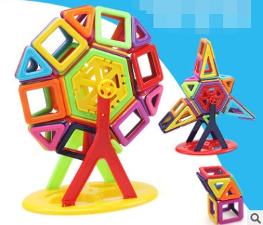 Magnetic Piece Building Blocks Change Pulling Magnetic Piece Children Early Educational Toy Set Magnetic Piece