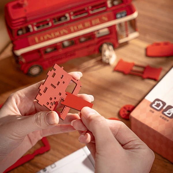 Rolife London Tour Bus 3D Wooden Puzzle