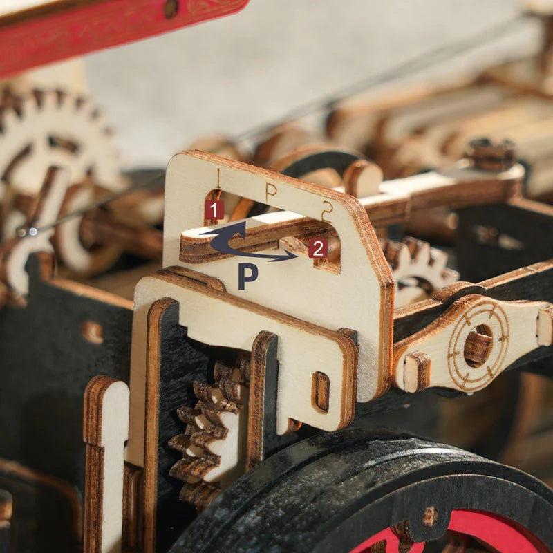 ROKR Steam Engine Mechanical 3D Wooden Puzzle