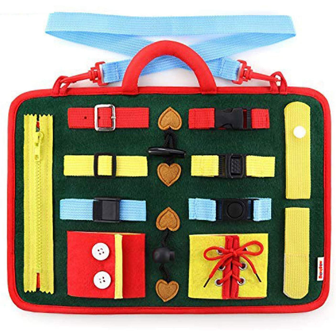 Baby learning dressing buckle zipper learning board 10 Style
