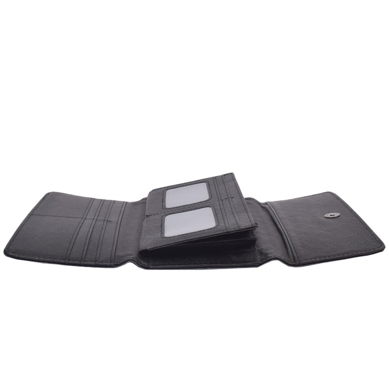 Geometric Rhombus Silicone Tri-fold Phone Wallet