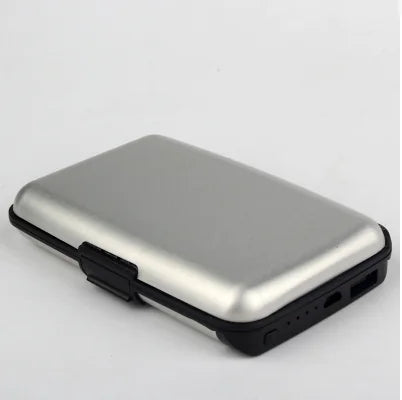 Innovative Metal RFID-Blocking Wallet with Power Bank
