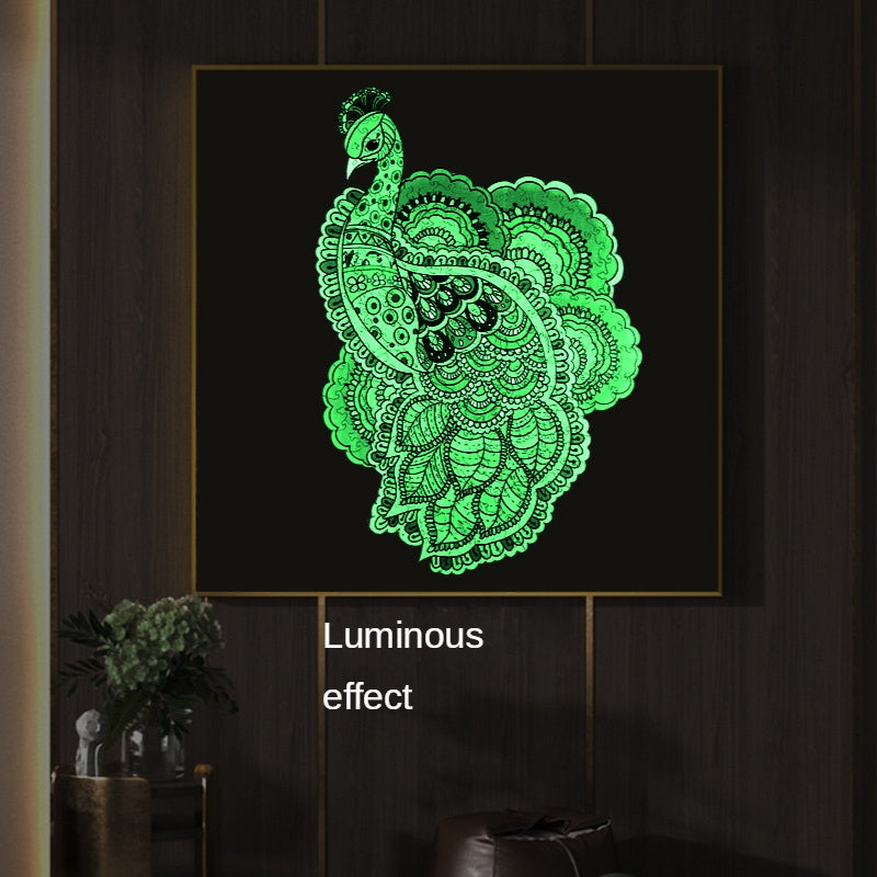 Alien Animal Shape Luminous Puzzle Toys Peacock
