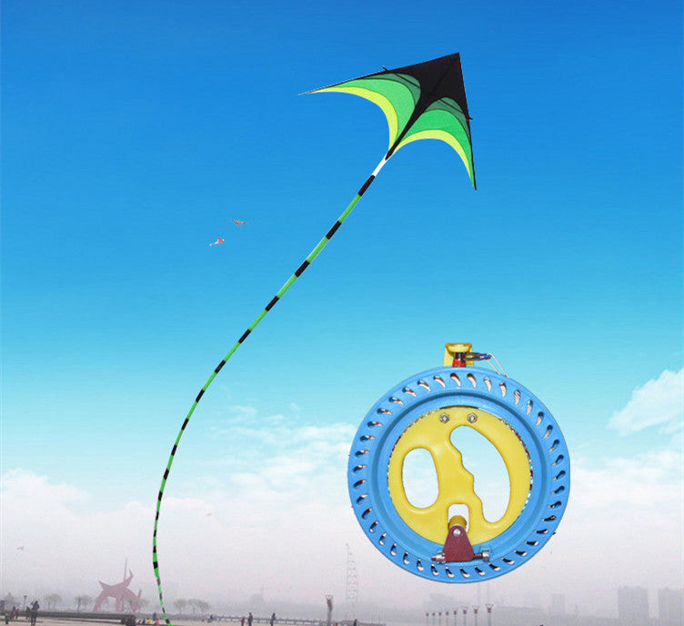 Kite Large-scale Adult Children's Kite Breeze Easy To Fly Prairie Kite Novice Kite Reel C