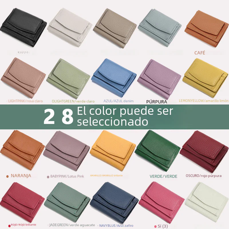 Women's Mini RFID Leather Wallet