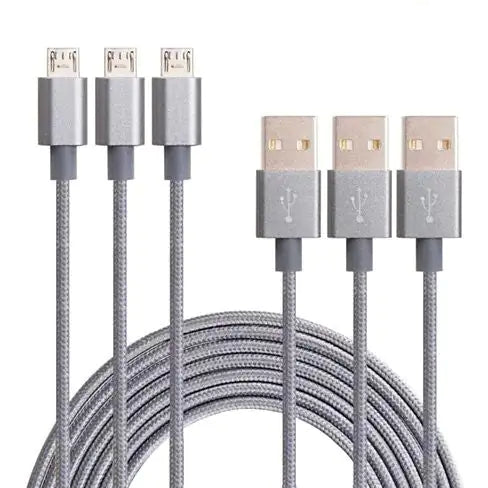 3 To Tango Apple Or Android Charging Cables 3ft-6ft-10ft All 3 Included