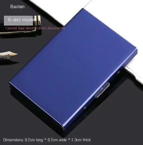 Innovative Metal RFID-Blocking Wallet with Power Bank