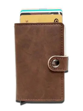 Card Wallet Dark Brown