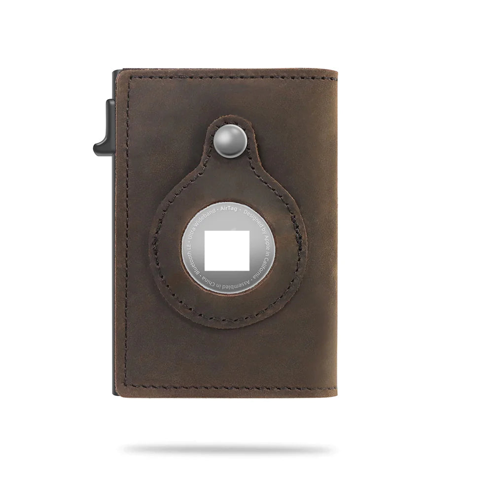 Men's RFID Slim Wallet with AirTag Slot