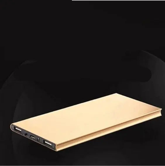 Slim Portable Power Bank with LED Light Feature