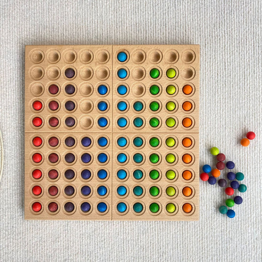 Montessori Teaching Aids Mathematics Enlightenment English Hundred Board