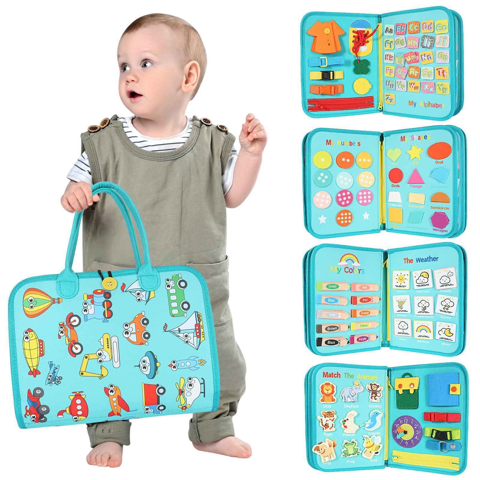 Toddler Triumph Activity Set Y Green 28x44cm