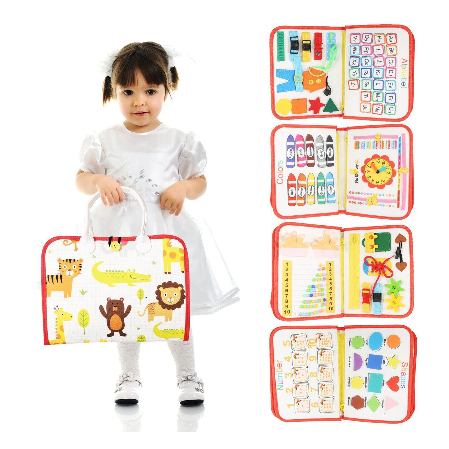 Toddler Triumph Activity Set AA White 28x44cm