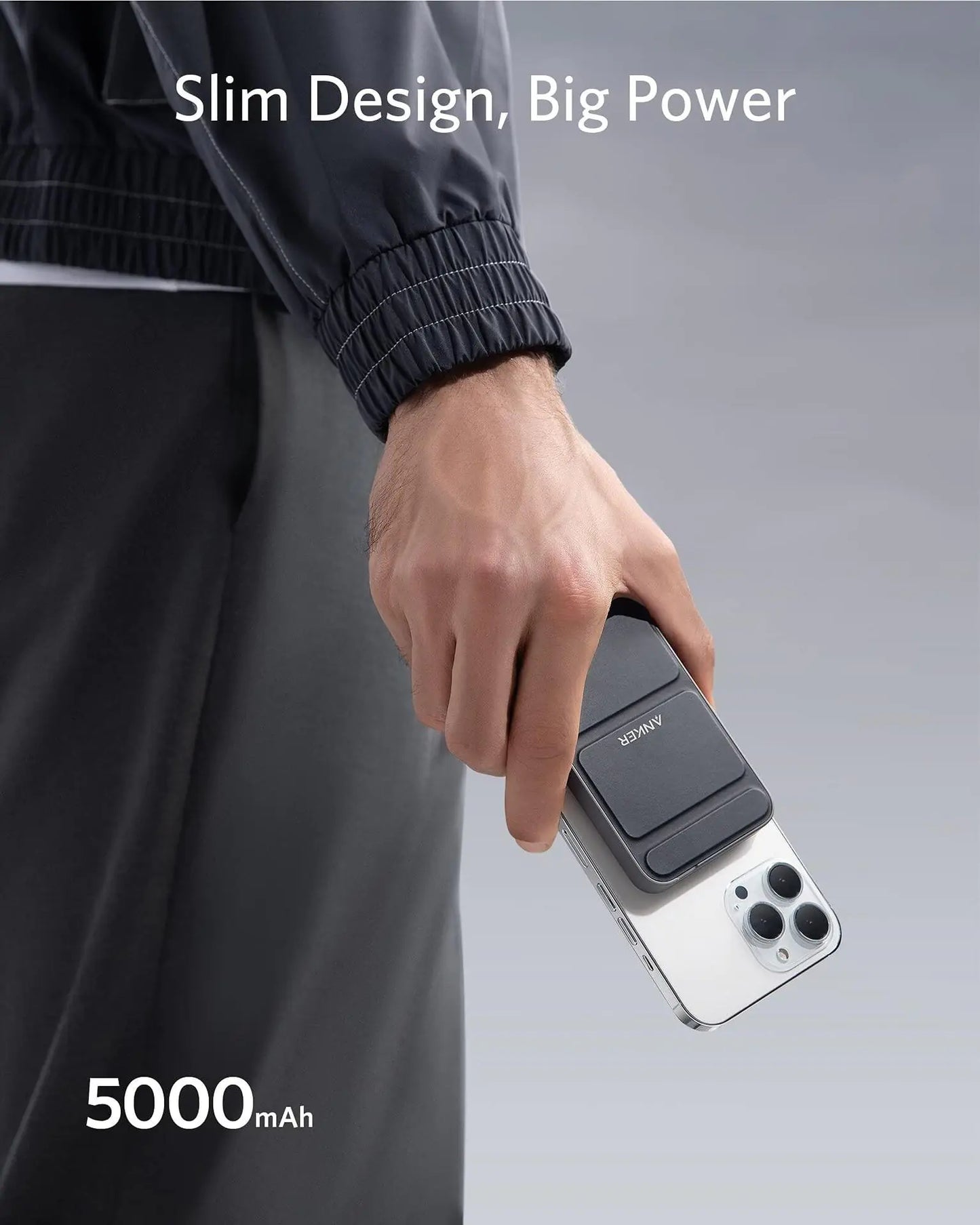 Anker MagGo Magnetic Wireless Power Bank 5000mAh