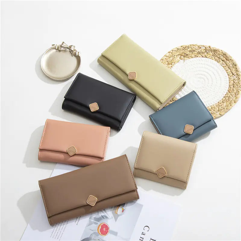 Women's Fashion Multifunctional Tri-fold Wallet