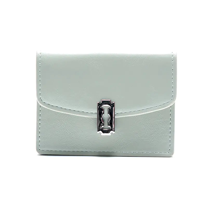 Women's Leather Short Tri-fold Wallet