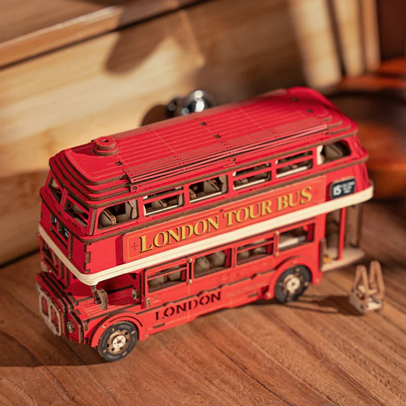 Rolife London Tour Bus 3D Wooden Puzzle