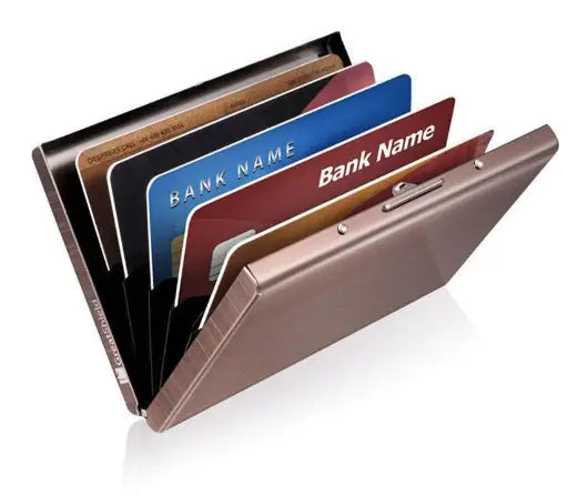 Innovative Metal RFID-Blocking Wallet with Power Bank
