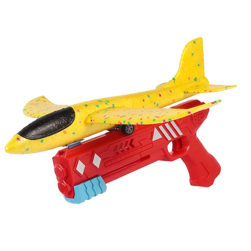 Ejection Foam Airplane Children's Toy Foam Gun B