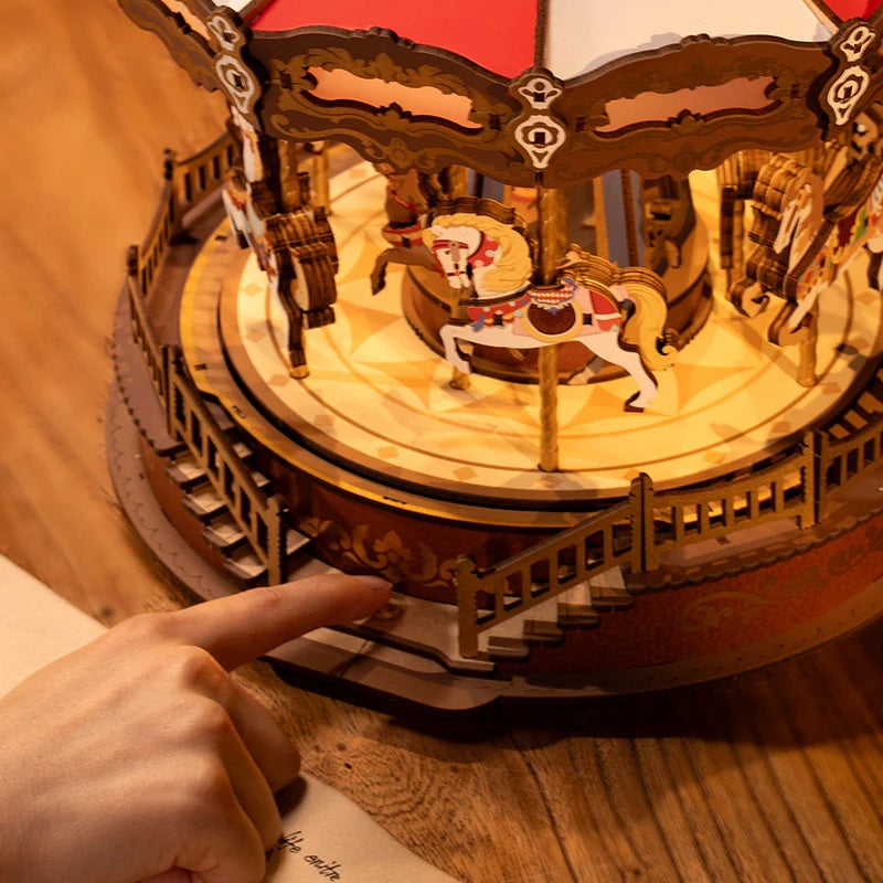 Rolife Classic Carousel 3D Wooden Puzzle