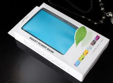 Slim Portable Power Bank with LED Light Feature