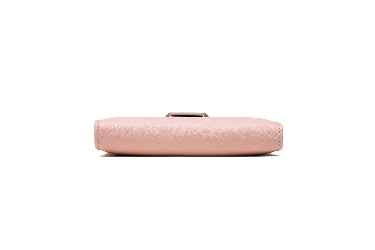 Three-Fold Zipper Short Women's Wallet