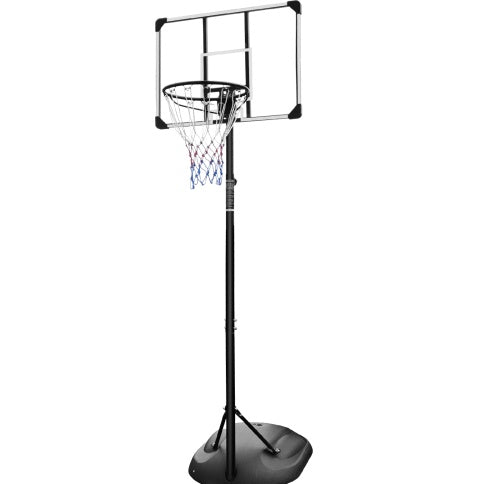 Portable Basketball Hoop System Stand Height Adjustable 7.5ft - 9.2ft With 32 Inch Jaguar