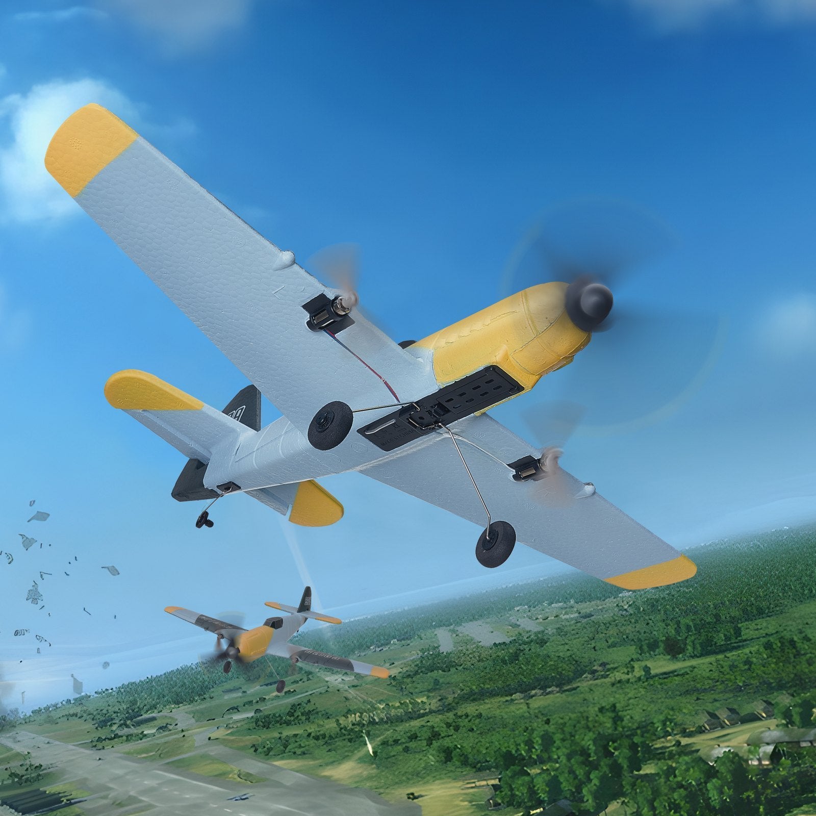 VEVOR RC Airplane WWII Fighter EPP Foam RC Plane Toy With 2.4 GHz Remote Control