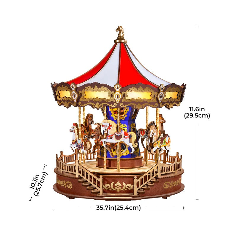 Rolife Classic Carousel 3D Wooden Puzzle