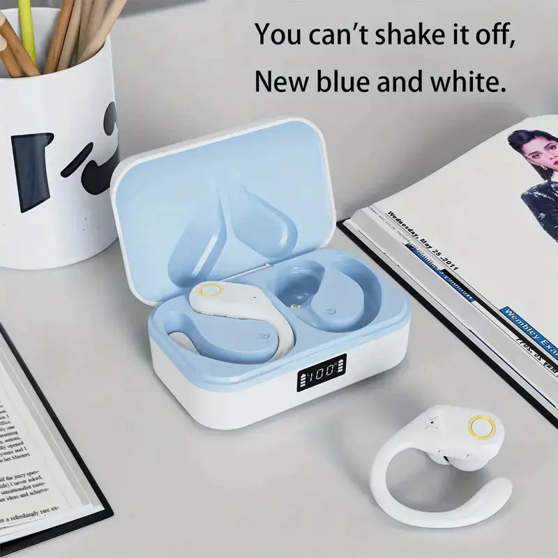 TWS Wireless BT Headset with ANC and LED Power Display
