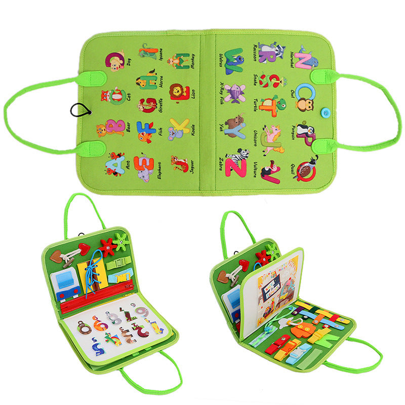 Flip & Learn Felt Studio Green Flip Style 2