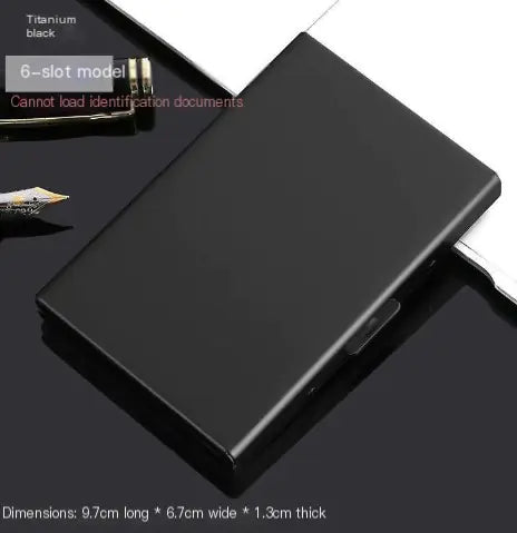 Innovative Metal RFID-Blocking Wallet with Power Bank