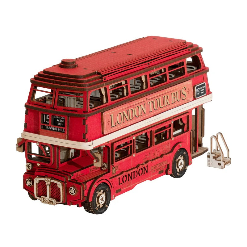 Rolife London Tour Bus 3D Wooden Puzzle