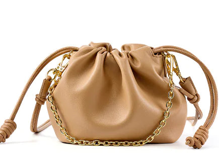 Korean Plush Fold Fashion Chain Cloud Handbag